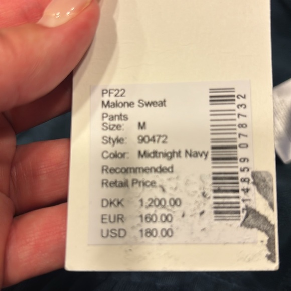 7 days active navy blue & orange 🍊 sweat pants - Picture 7 of 7